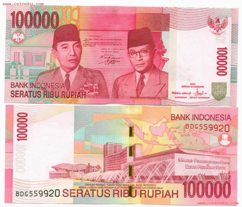 印度尼西亚100000卢比