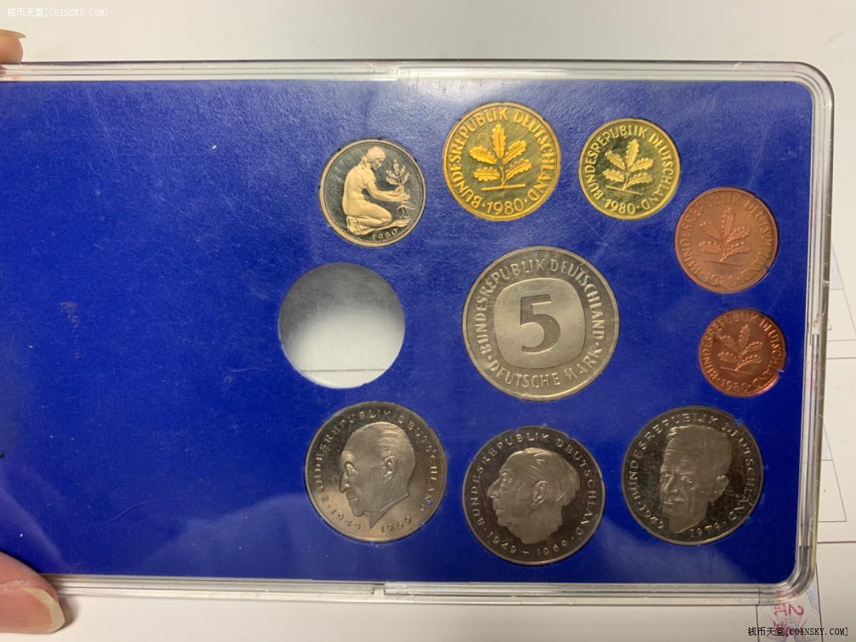 钱币天堂·交易区详情·德国套币一本 少个1马克