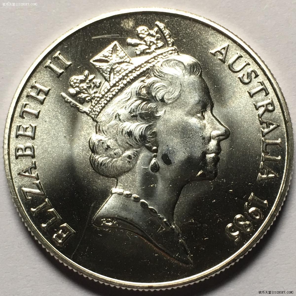 澳大利亚1985年10元维多利亚州纪念币银币