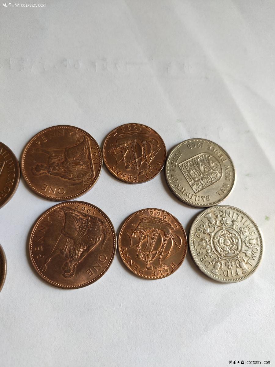钱币天堂·交易区详情·英系英国新西兰硬币一组