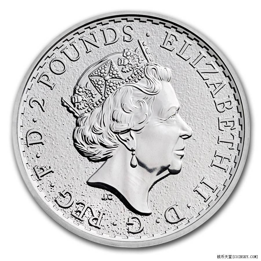 英女皇银元图片