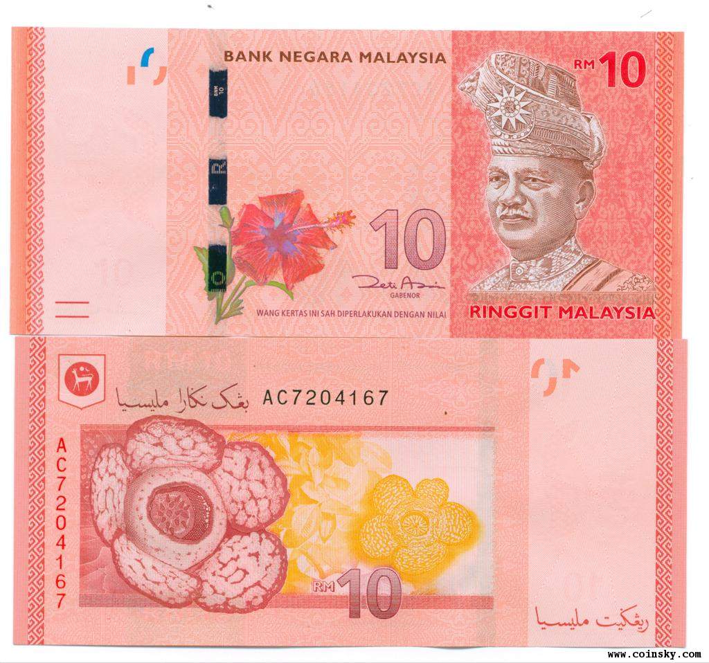 马来西亚币面值图片