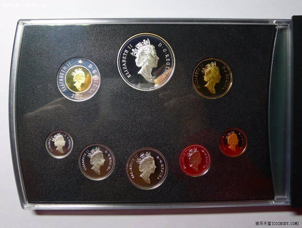 2000年加拿大精制套币