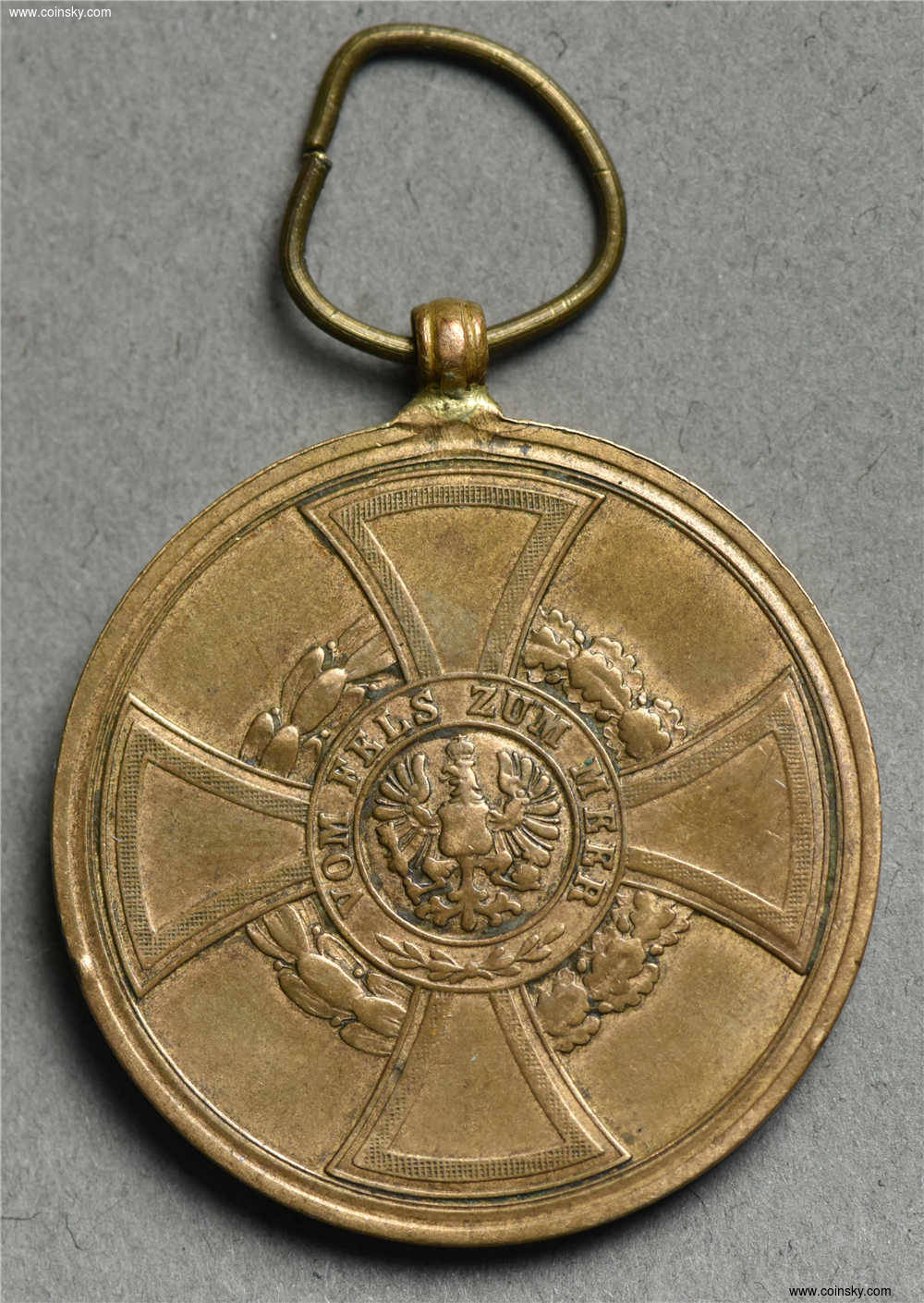钱币天堂·交易区详情·修远堂收藏 少见1848年普鲁士丹麦战争勋章