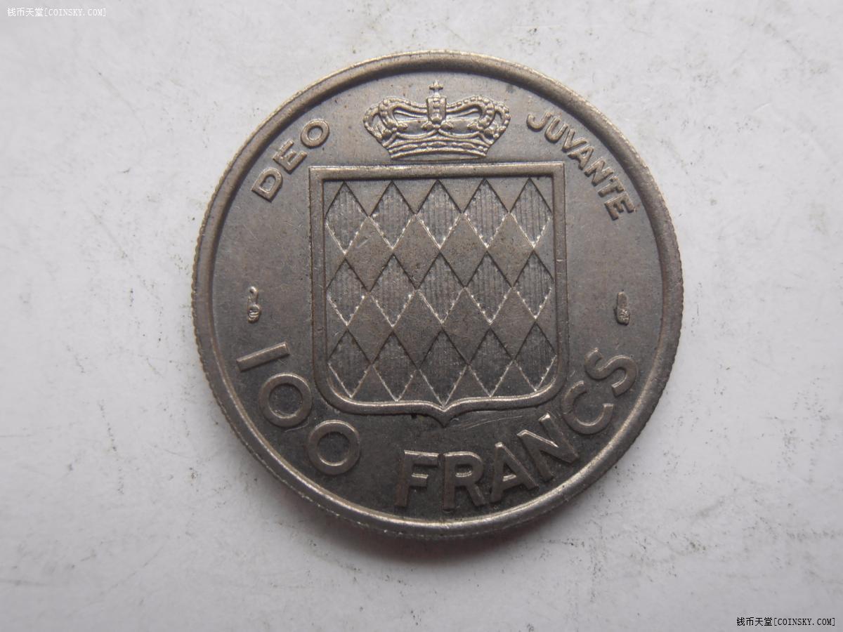 摩纳哥1956年100法郎特价