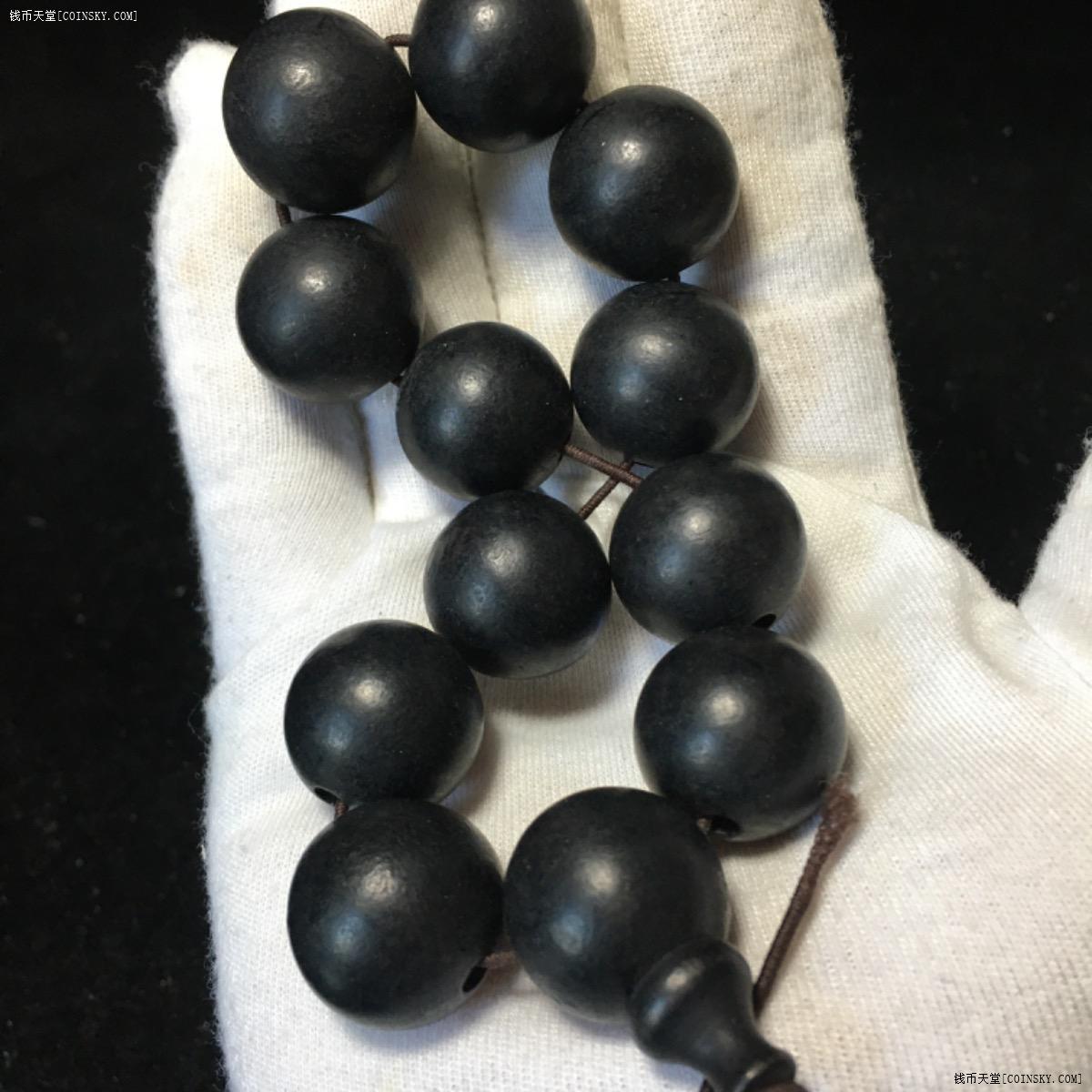 钱币天堂·交易区详情·乌黑木手串一条