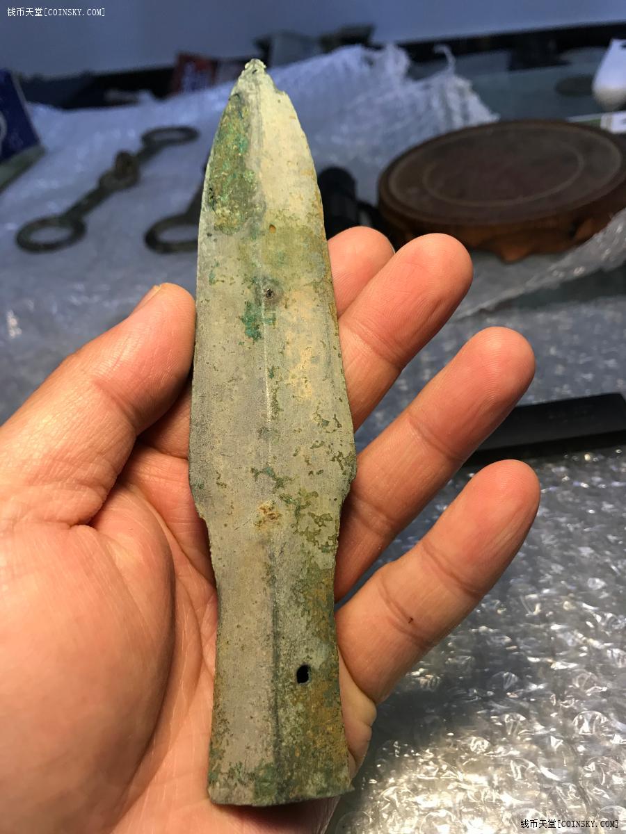 钱币天堂·交易区详情·水坑-青铜矛头一个【如图品】
