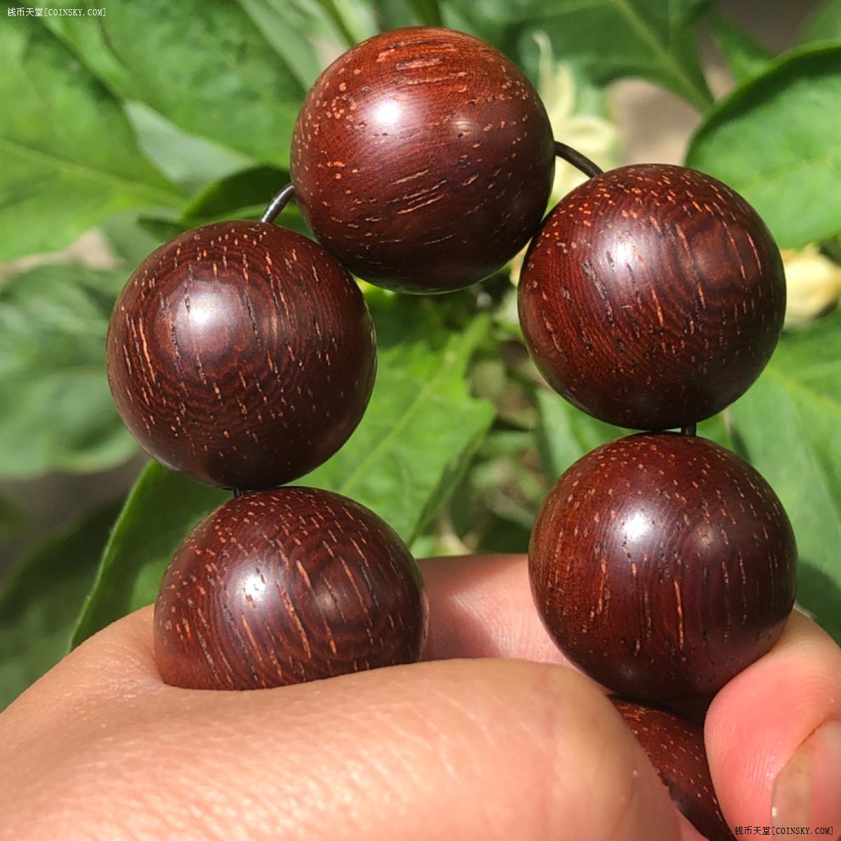 钱币天堂·交易区详情·爆金星红金檀佛珠手串手盘件20mm×12颗