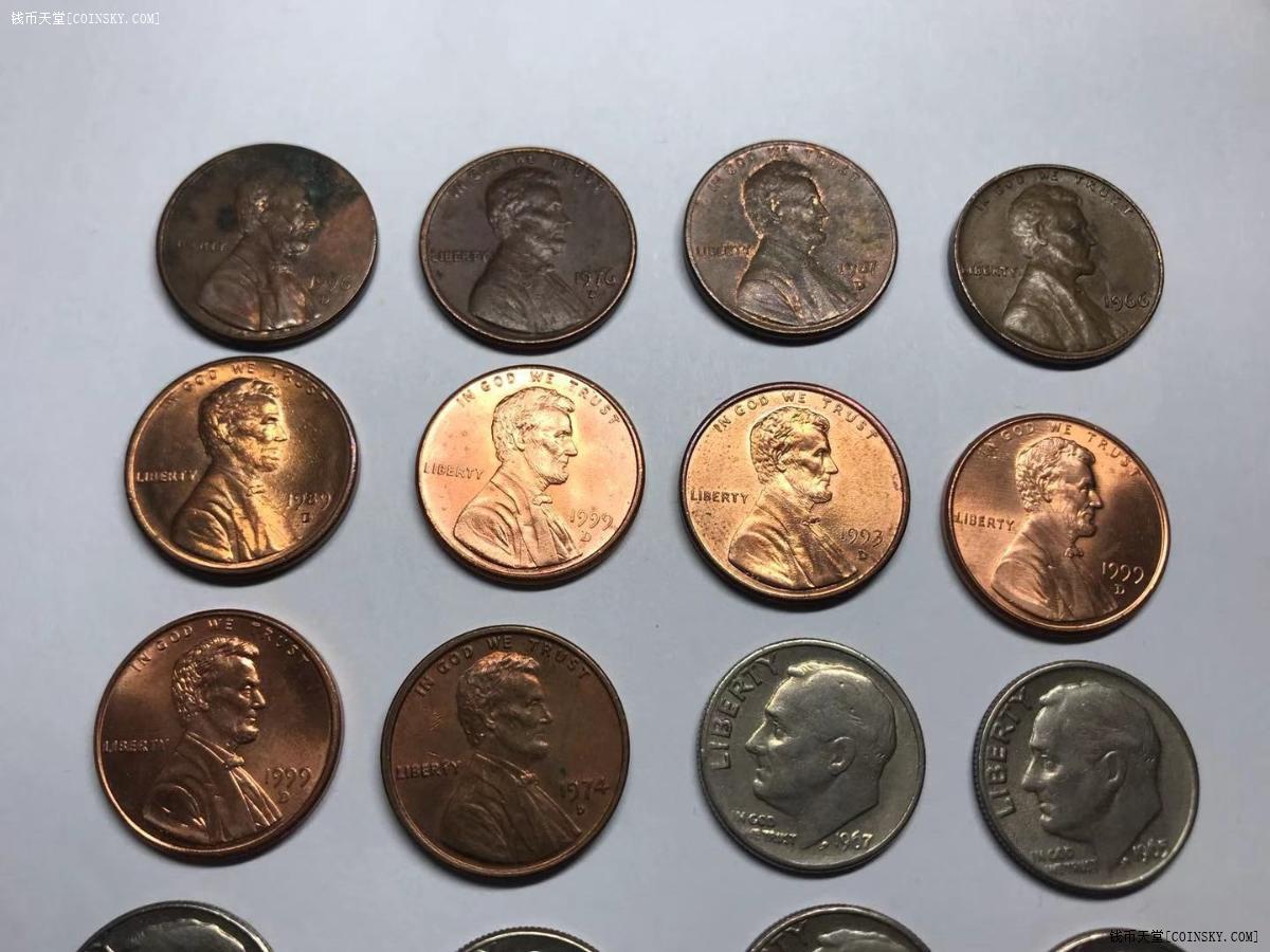 钱币天堂·交易区详情·美分硬币20枚