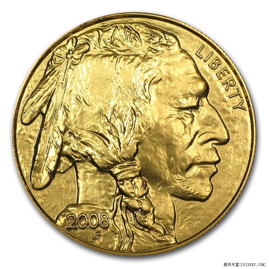 2008 美国水牛.9999金币1盎司